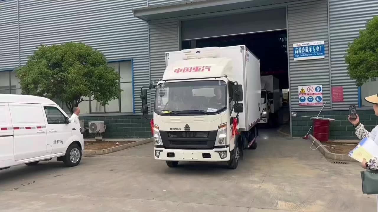 Sinotruk Howo 3 Ton 5 Ton Refrigerator Cart Frozen Car Fish Meat