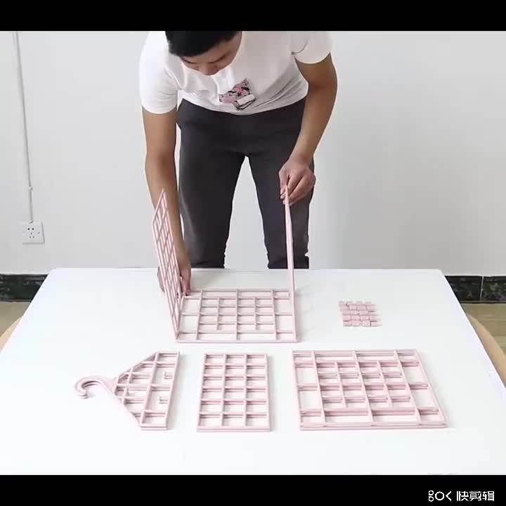 Closer Storage Rack Hanging Plastic Hanging Closet Storage Shelf Rack