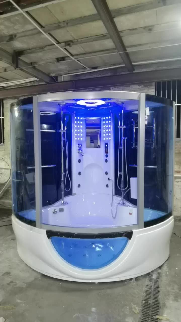 Enclosed Indoor Steam Shower Room Steam Cabin With Tub Buy Steam Room,Shower Room,Shower Cabin