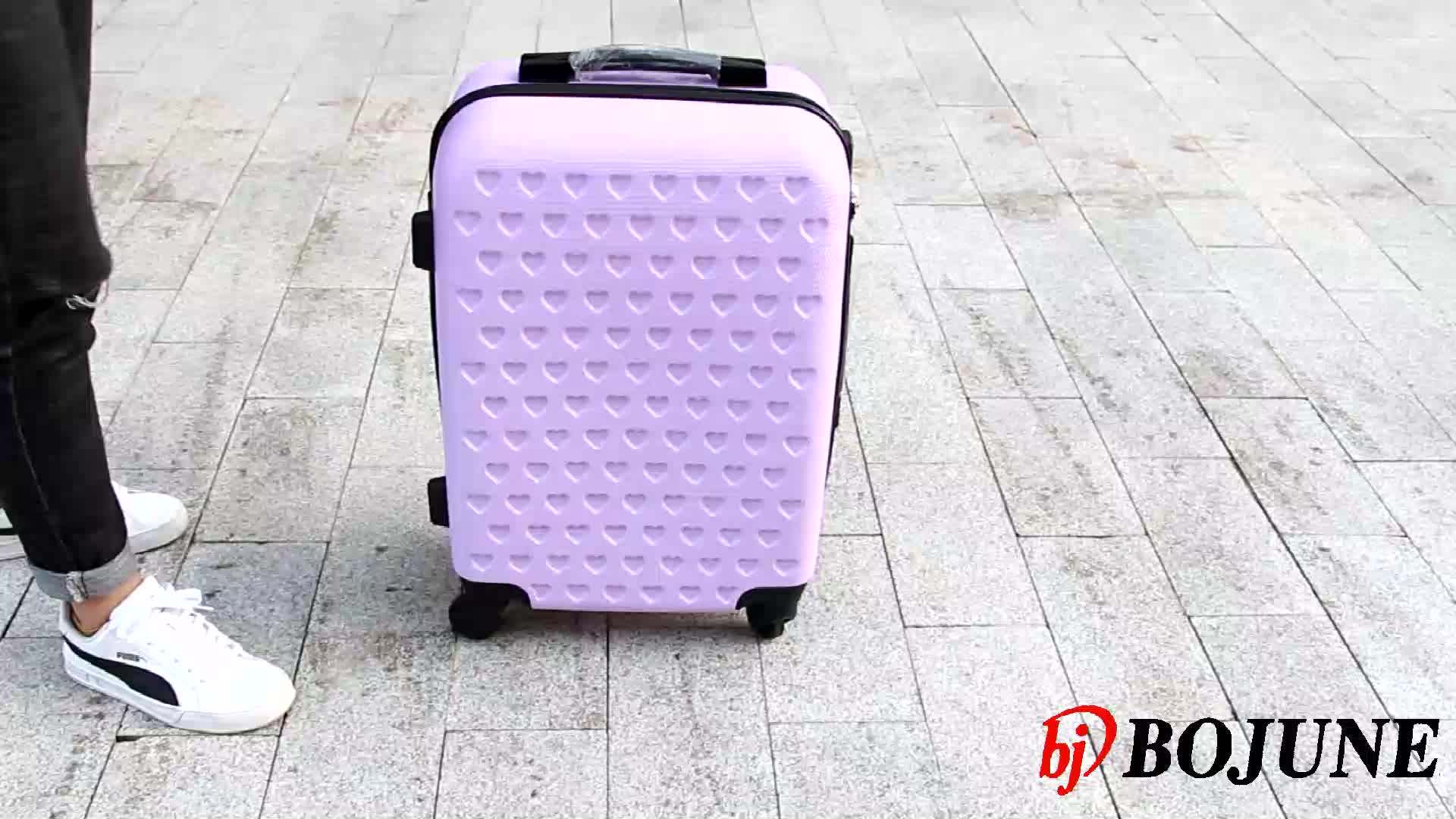 Purple Luggage Bag Abs Plastic Hard Case Travelers Choice Luggage