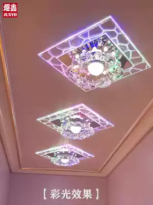 Aisle corridor porch light modern minimalist ceiling light balcony led Crystal recessed ceiling projection light door light
