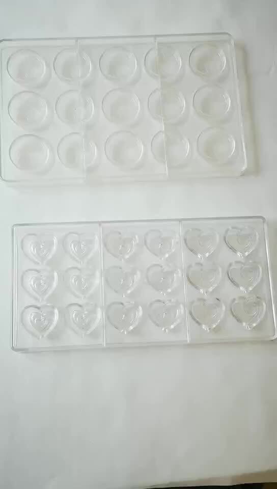 2er-Set Transparente Schokoladenformen | 3D-Pralinenformen In Rauten- & Oliven-Design | Ideal Für DIY Süßigkeiten