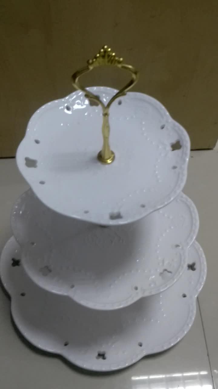 Wholesale Porcelain Multi Tier High Quality Cake Stand Buy Cake Stand