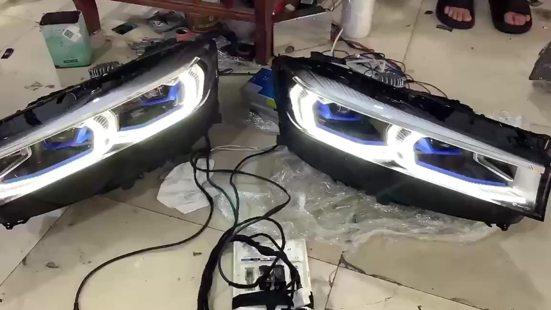 Auto Parts Automatic Lighting System Upgrade Led Auto Headlamp For Bmw