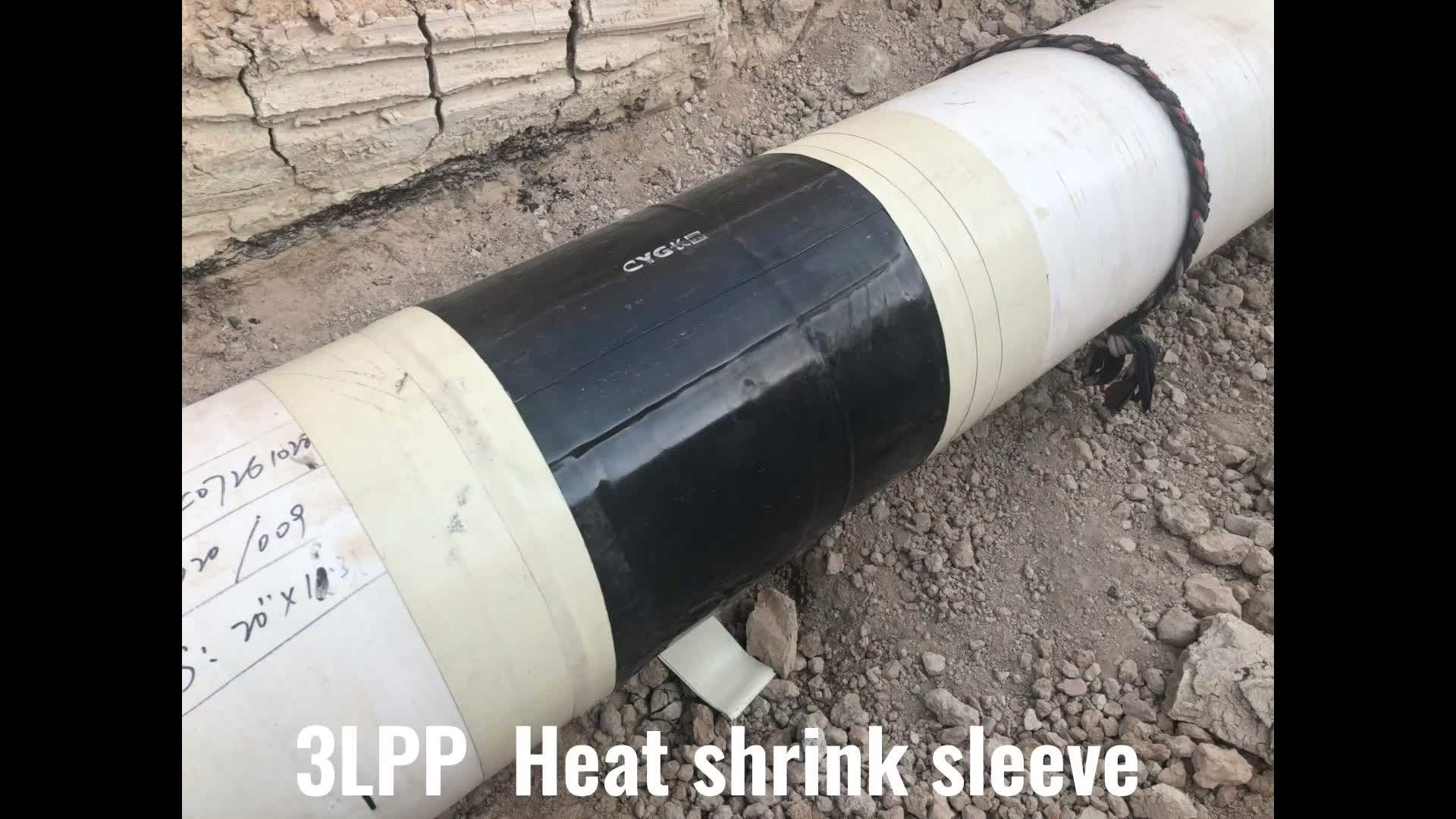 3 Layers Pp Coated Pipe Shrink Sleeve Field Joint Sleeve Heat Shrink