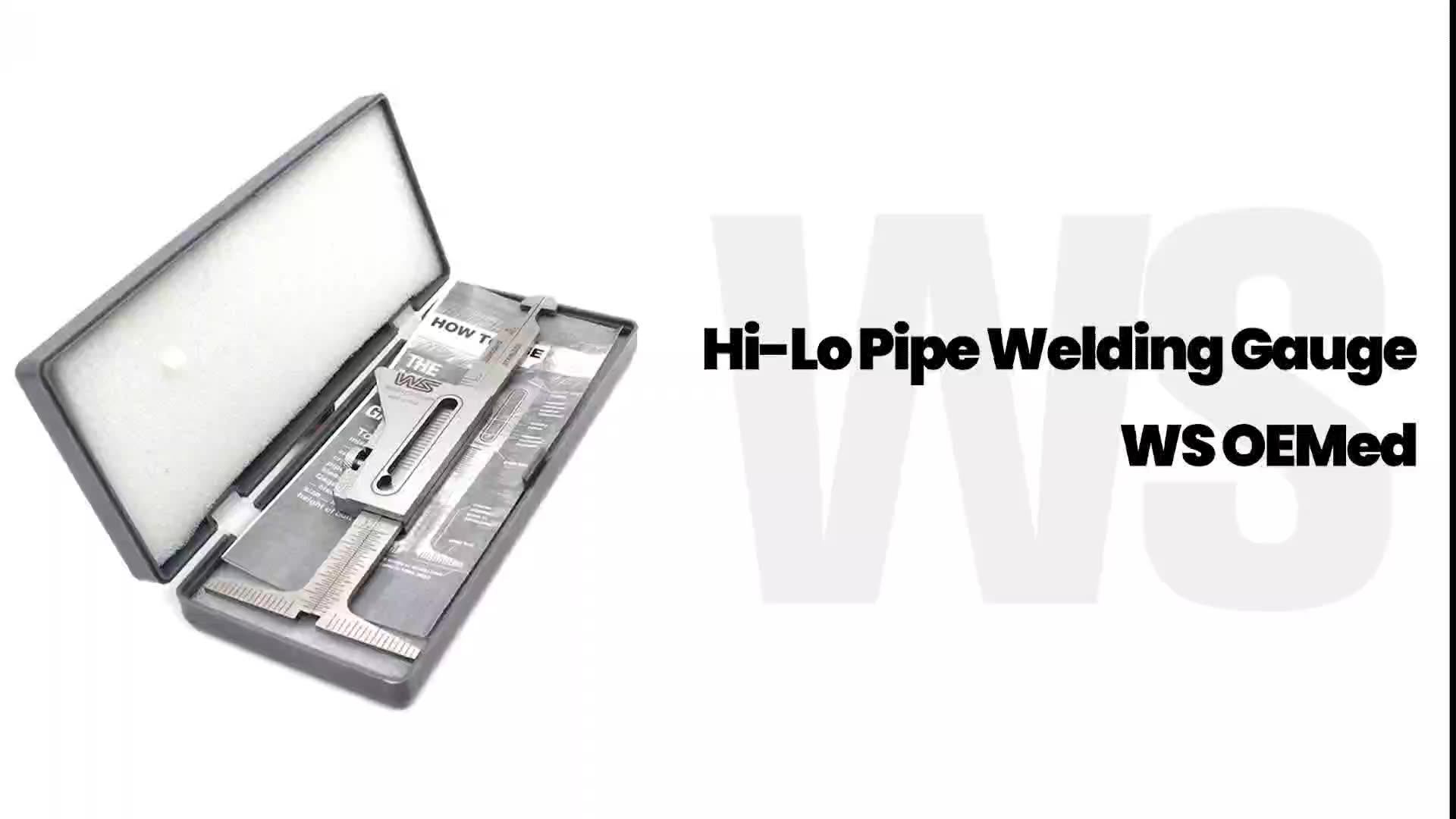 Produktbild von 6-teiliges Schweißmessgeräte-Set Aus Edelstahl – Inkl. Hi-Lo, Kehlnahtlehre, MG-8, MG-11, V-Wac, Mit Tasche & Box