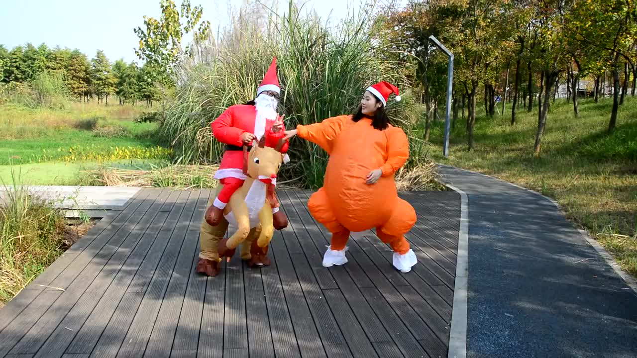 Huayu New Arrival Halloween Cosplay Inflatable Costume Cartoon Mascot