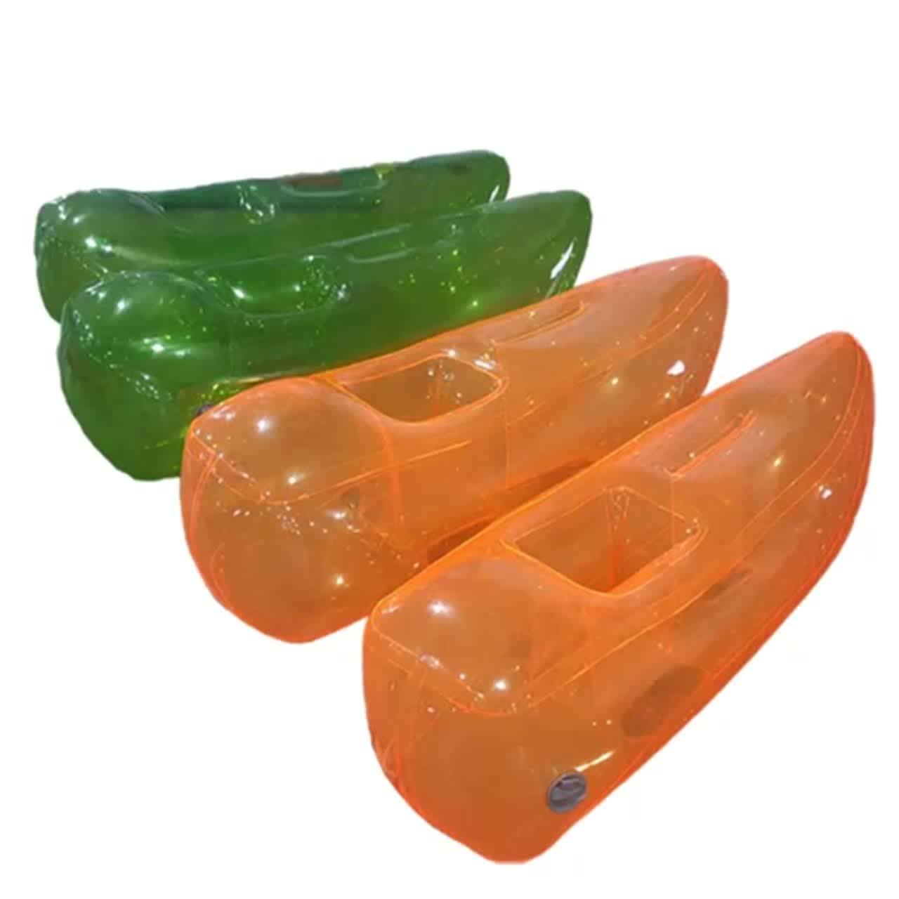 Pvc Tarpain Floating Inflatable Water Walking Shoes/ Inflatable Shoes