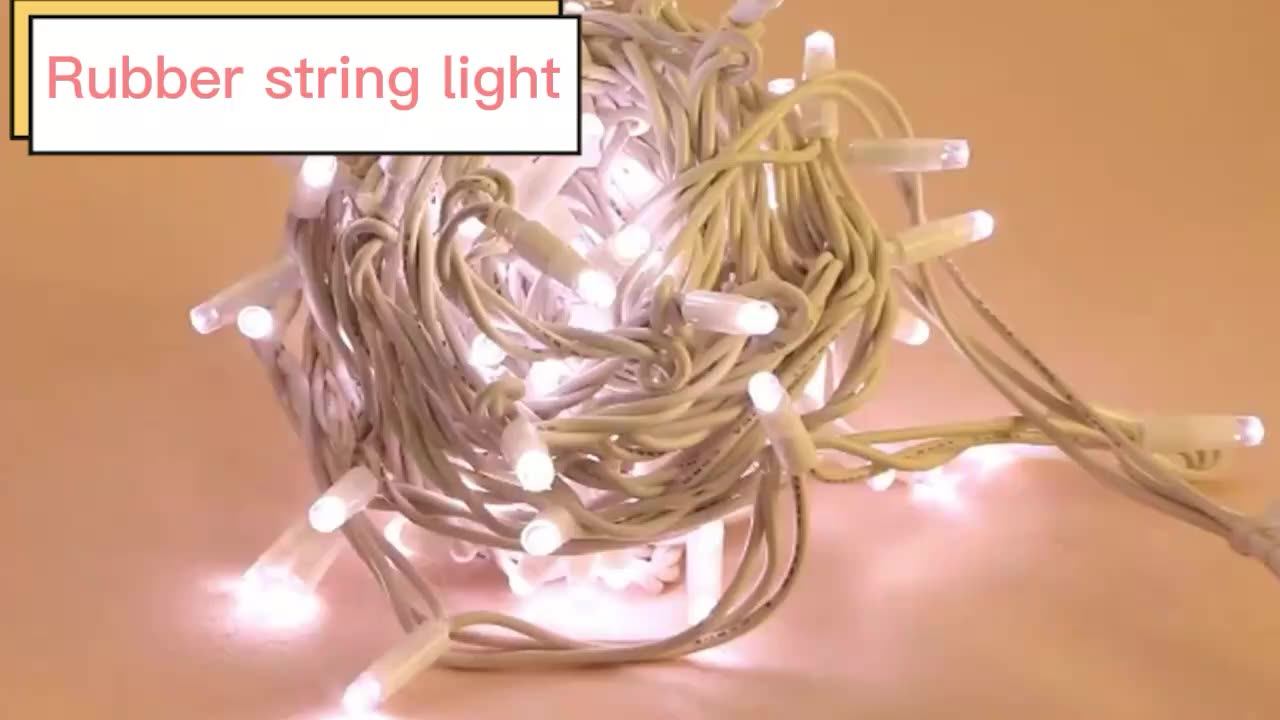 10m Pvc Rubber Led Tree Led String Lights Flashing Outdoor Christmas ...