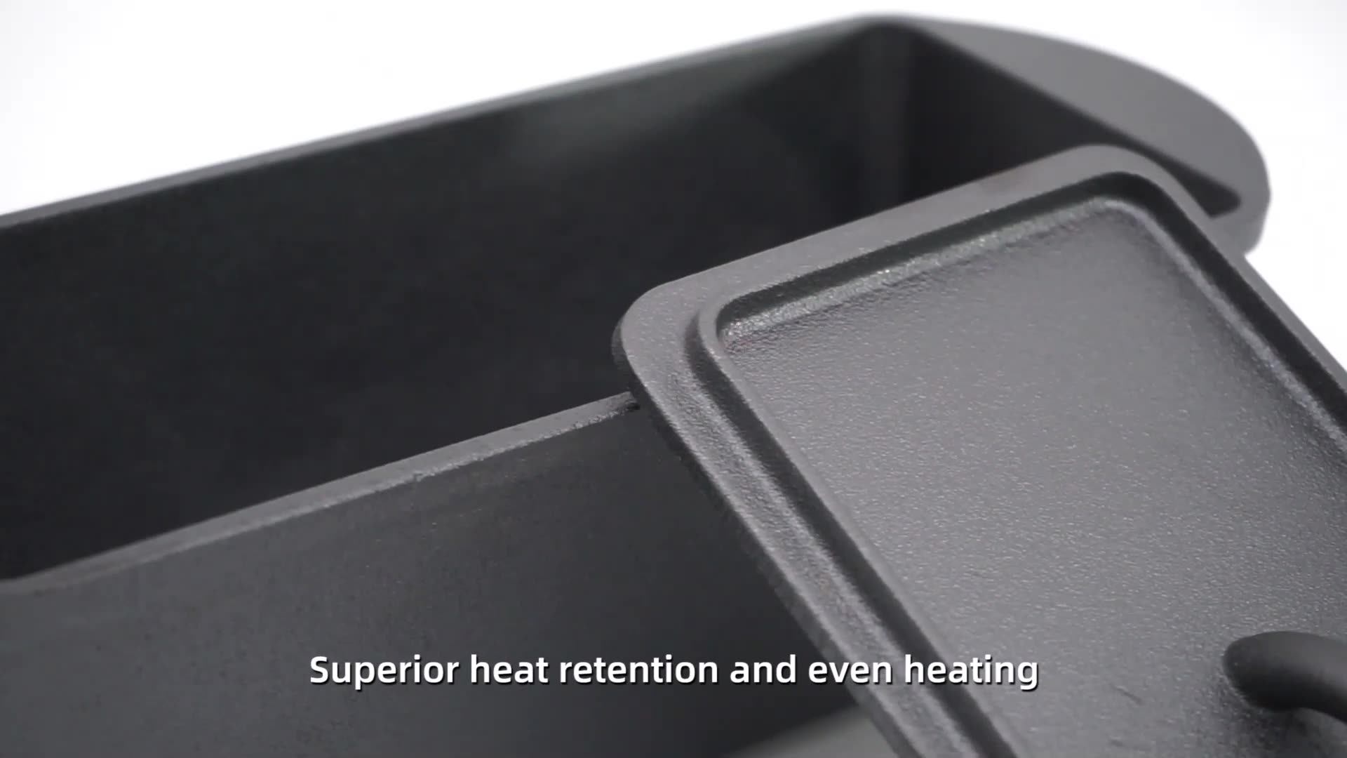 Preseasoned Cast Iron Loaf Pan With Lid Bread Kit Cast Iron