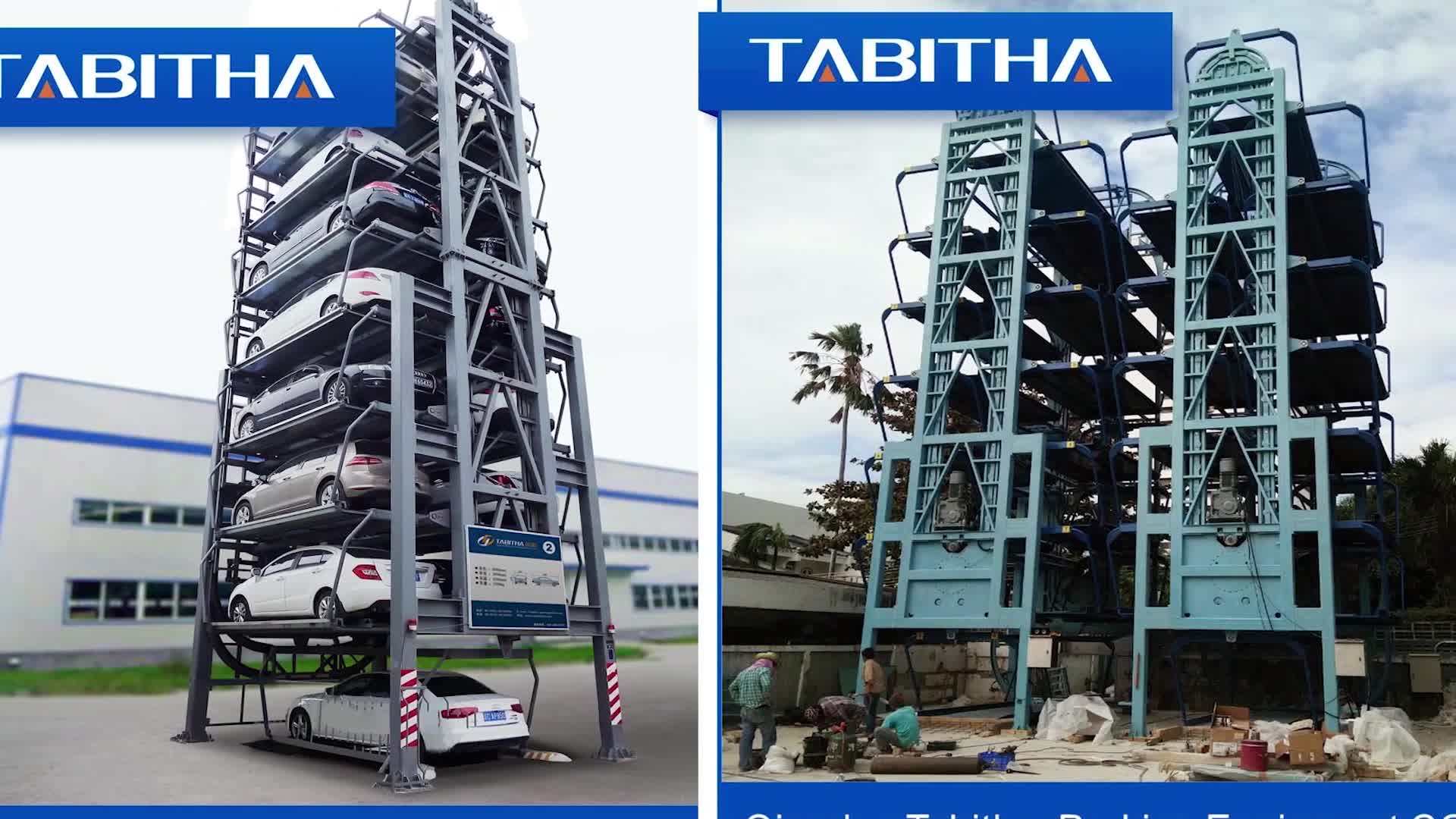 Car Parking Equipment Vertical Circulation Rotary Parking System Smart