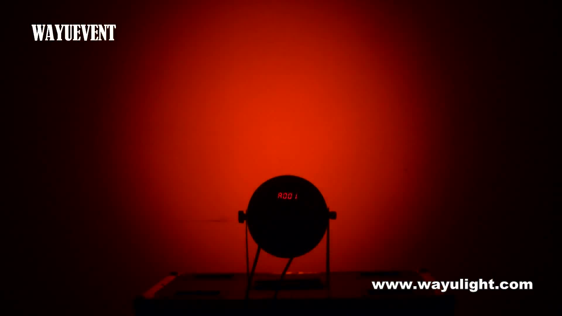 18x18w Led Par Light Rgbwa+uv 6in1 Led Stage Light Wireless Dmx Mini