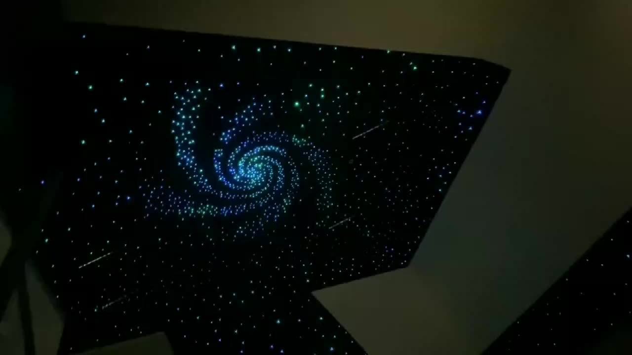 Bed Room Ceiling Decor Night Sky With Star Designs Led Fiber Optic