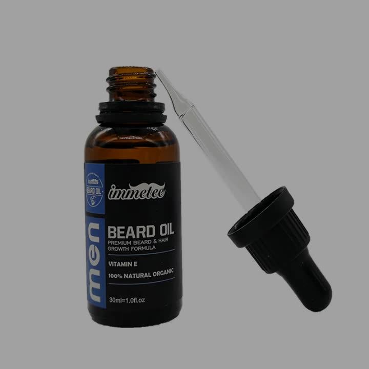 Organic Smoothing And Moisturizing Beard Care Kit Shampoo Beard Growth