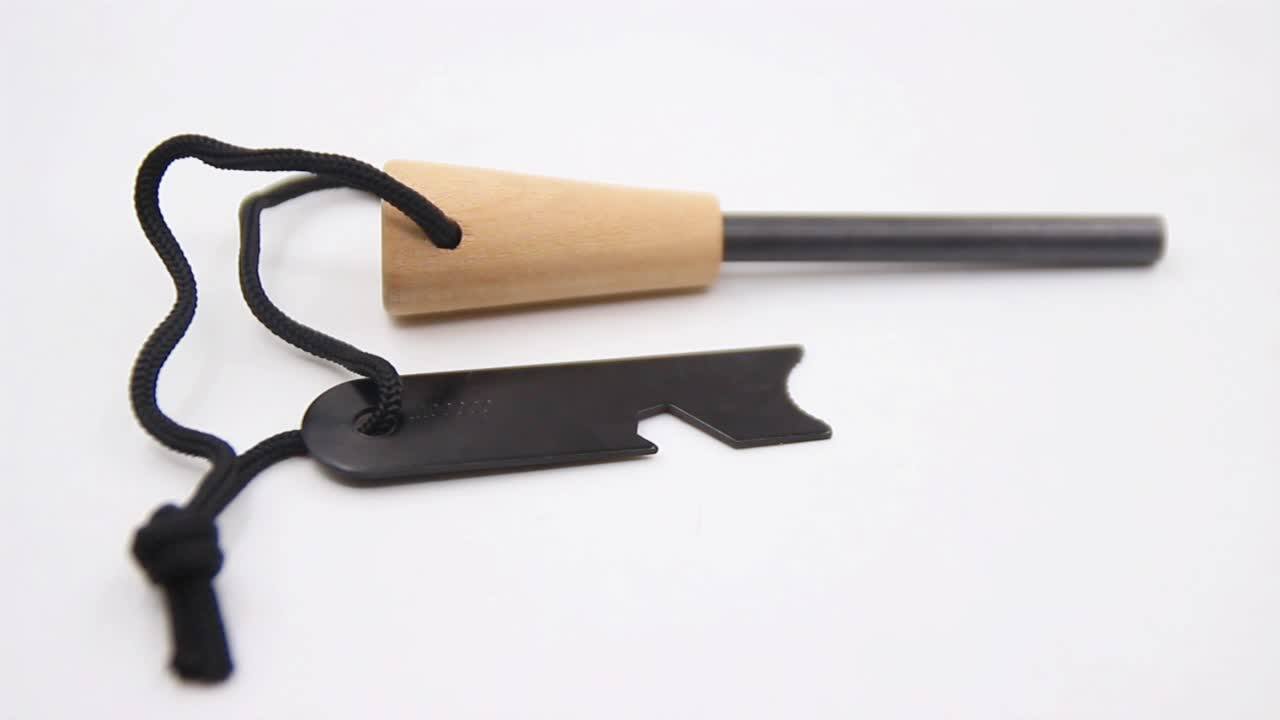 Promotional Natural Primitive Emergency Friction Magnesium Firesteel