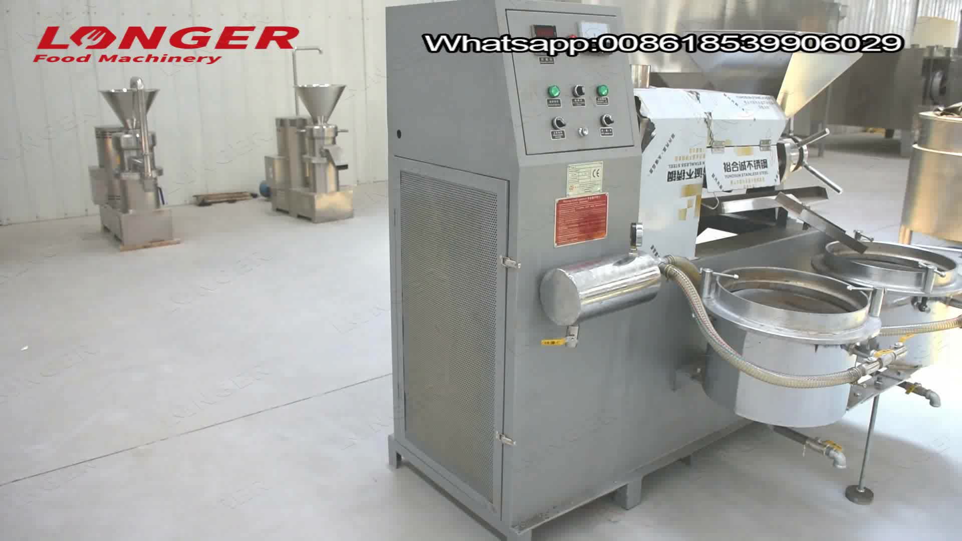 Small Automatic Peanut Oil Expeller Groundnut Oil Extraction Machine