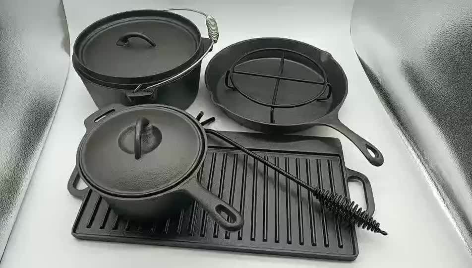 Cast Iron Camping Cookware Sets Dutch Oven Set Cast Iron Buy Camping