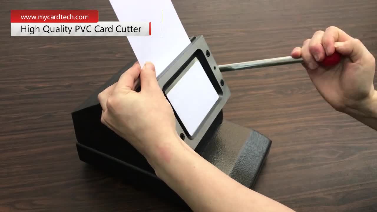 Premium Manual Plastic Pvc Id Card Cutter With 100x70mm Die Buy