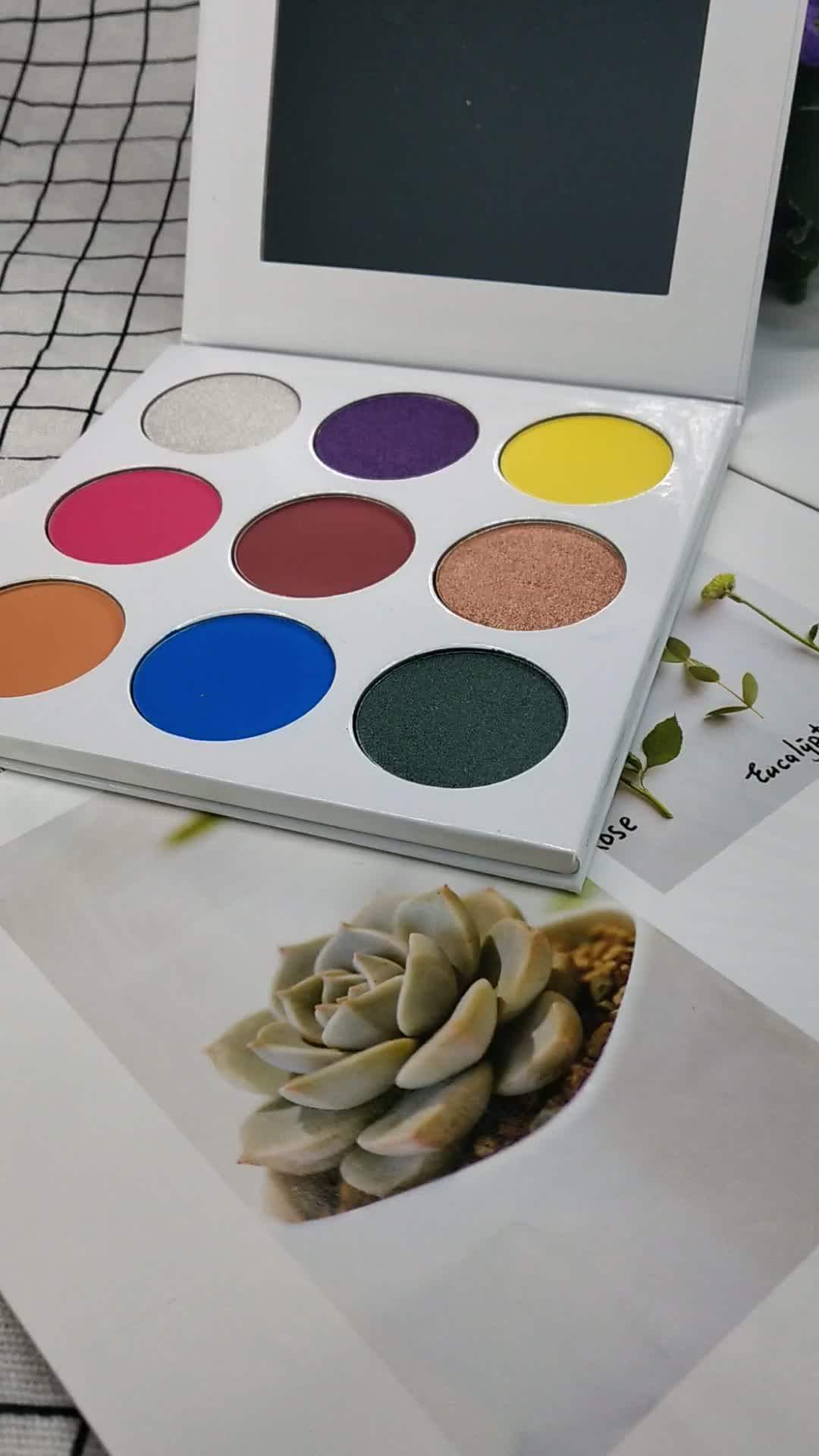 High Quality Custom Printed Eyeshadow Private Label Makeup Eyeshadow