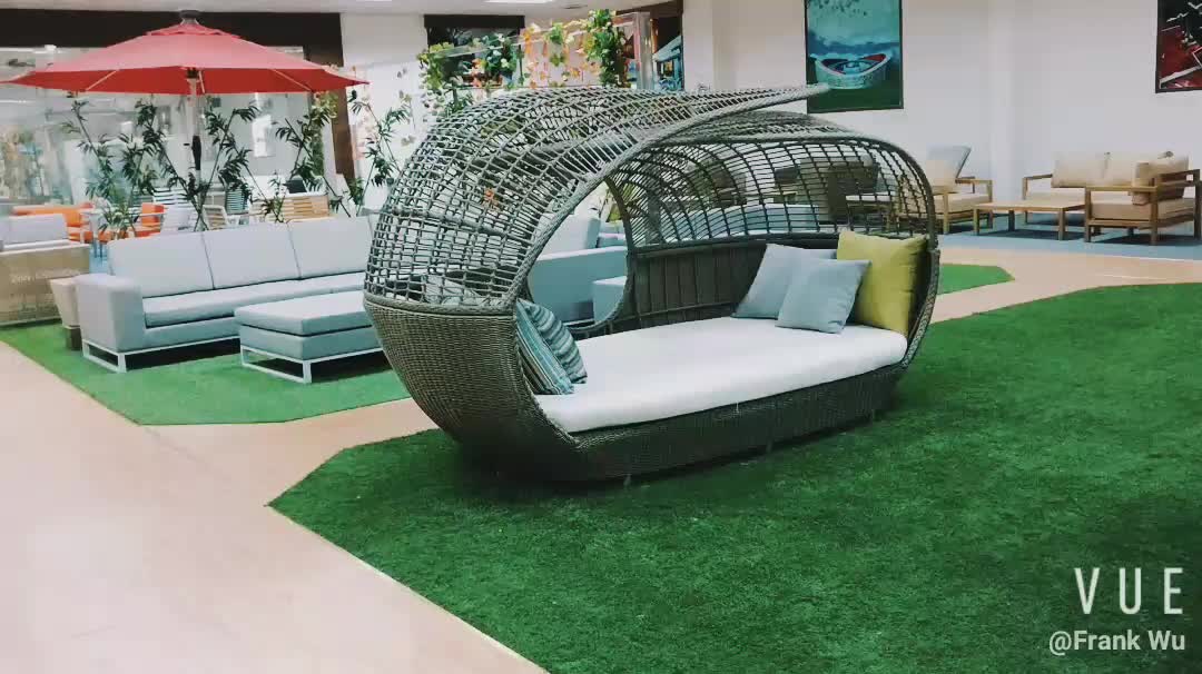 Modular Sofa Furniture Rattan Daybed Modern Leisure Garden Outdoor