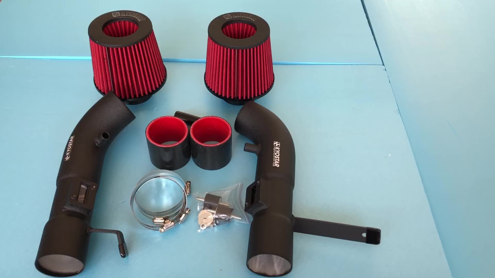 Dual Short Ram Air Intake System Fit 2009 2012 Infiniti G37 Stillen Q50