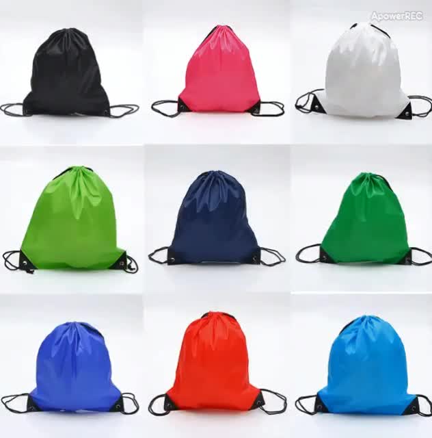 Durable Waterproof Sack Pack Draw String Backpack Sports Lightweight