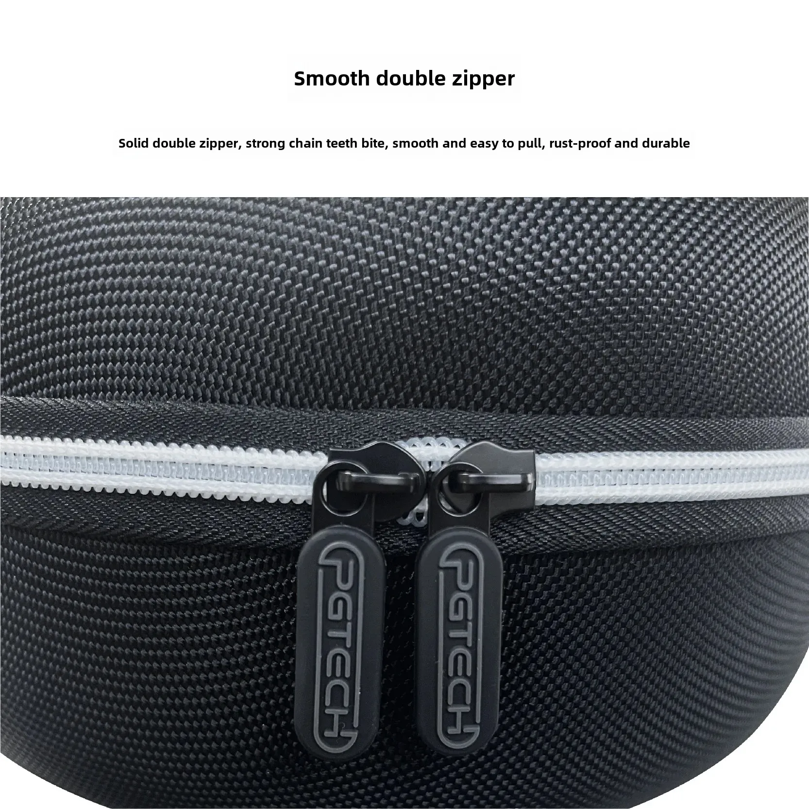 Helmet, handheld handle with zipper, protective glasses, organizer bag, bag accessory
