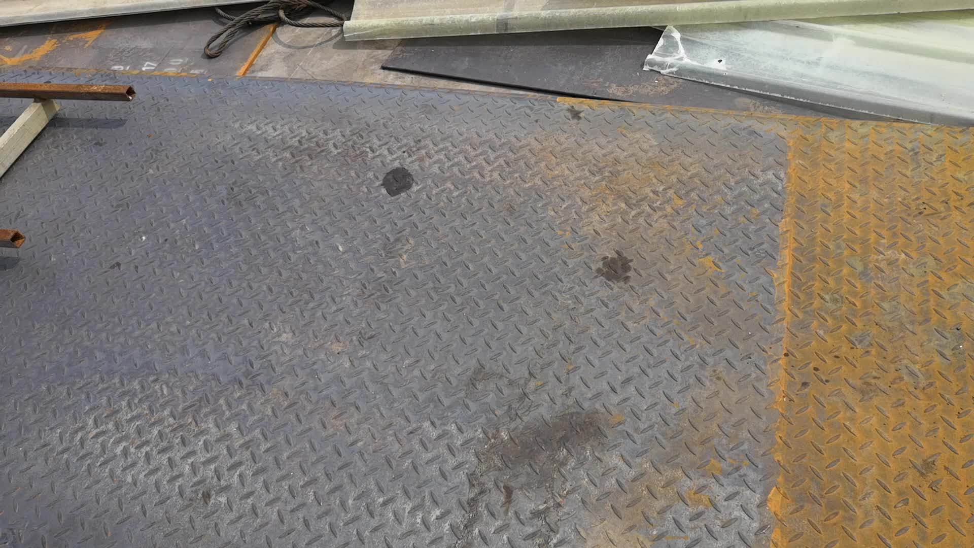 Galvanized Chequered Steel Sheet For Flooring Buy Checkered Sheet