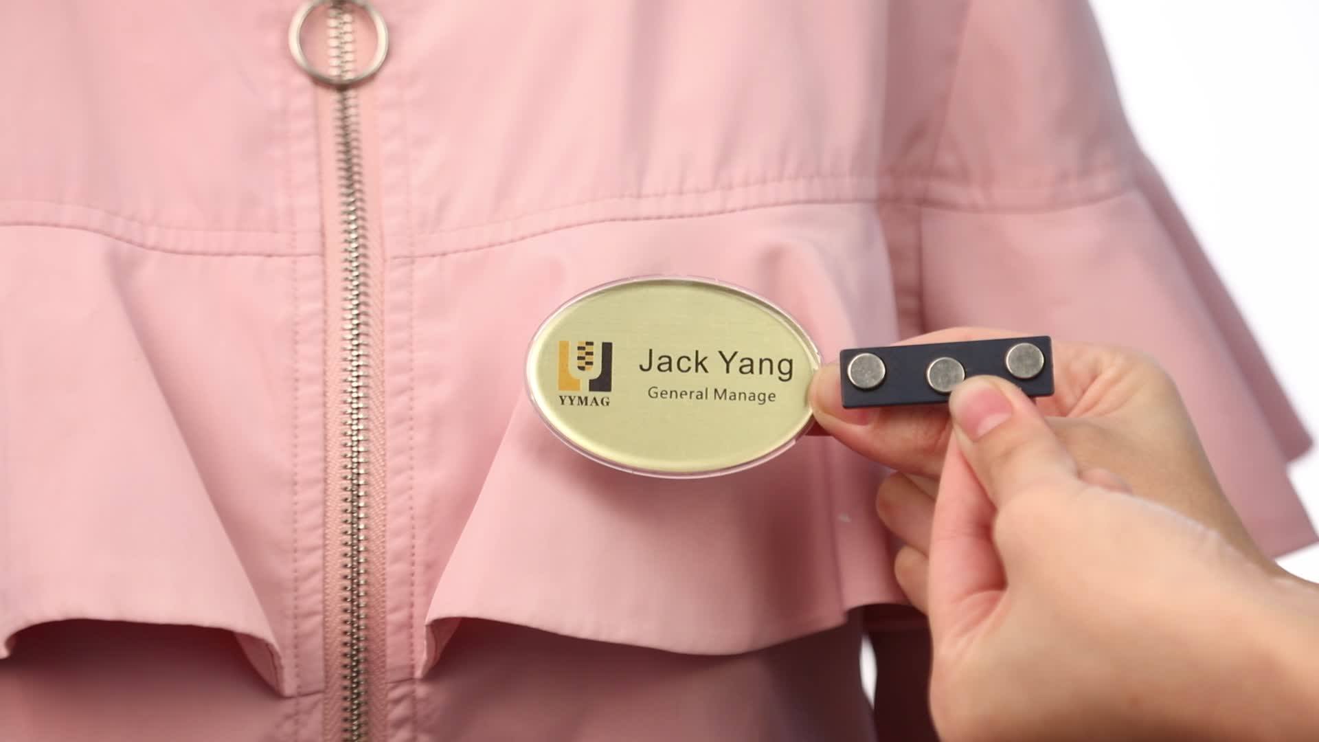 Blank Plastic Badges/nametags/badge