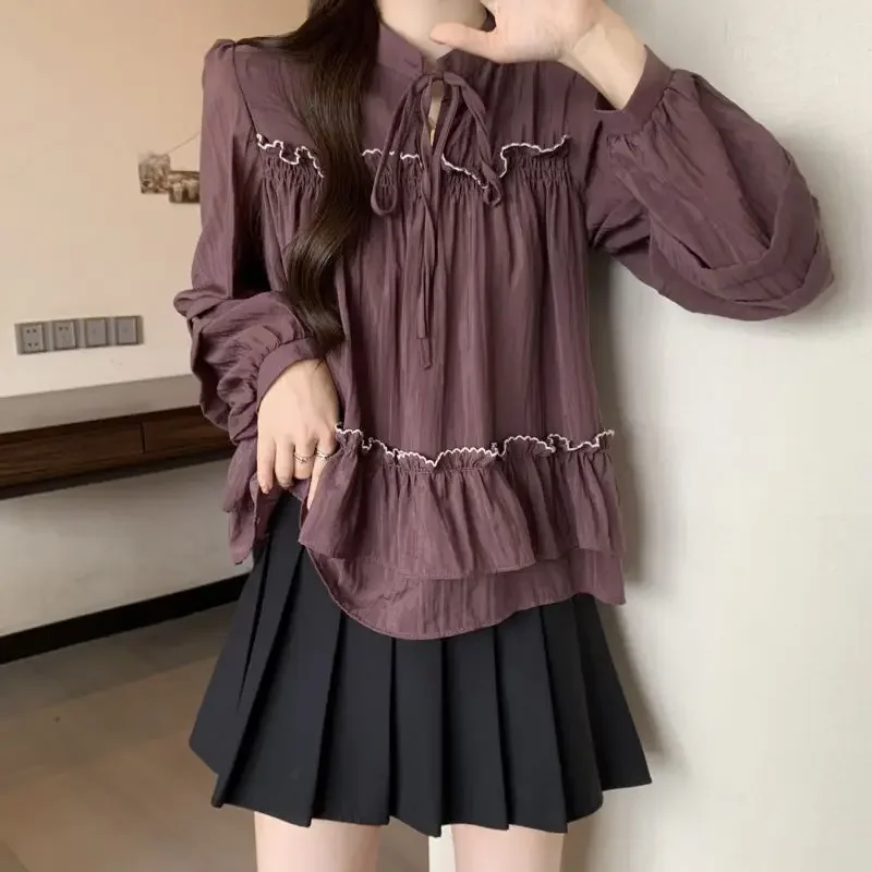 Autumn long-sleeve, sleeves, plus size, Korean style