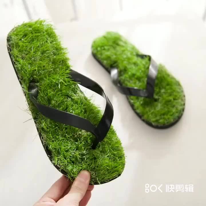 Guangzhou Custom Print Logo Eco Friendly Comfortable Original Artificial  Slipper Grass Flip Flops - Buy Grass Flip Flops,Artificial Grass Flip Flop  Slipper,Grass Flip Flop Slippers Product on Alibaba.com