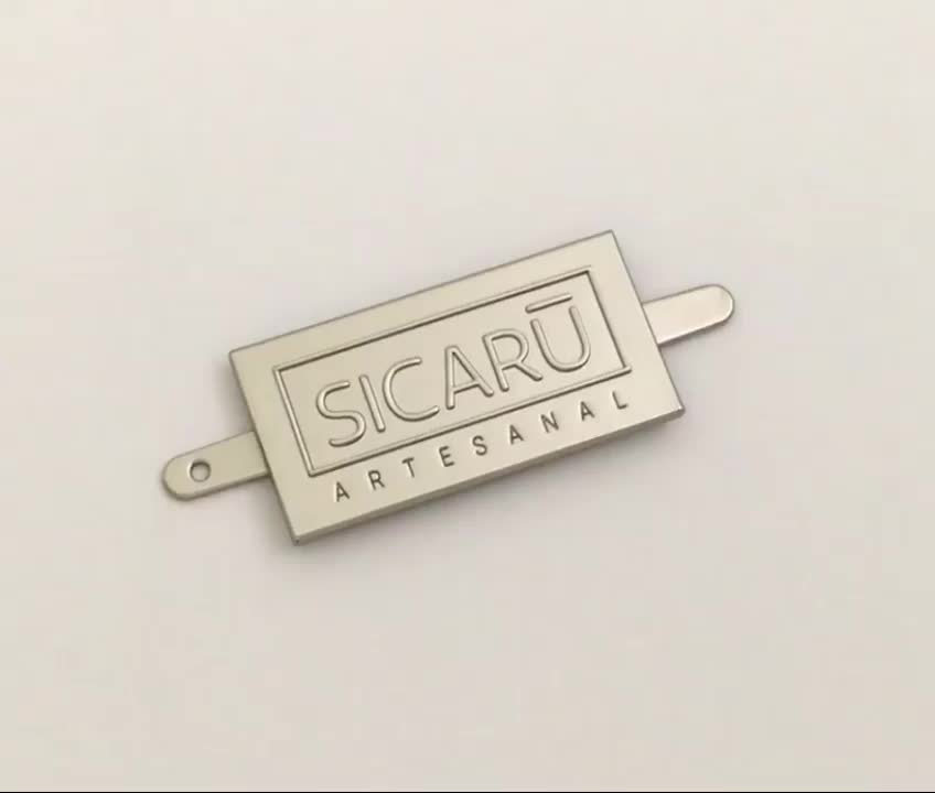 Custom Embossed Metal Emblems For Handbag Buy Metal Emblems,Embossed