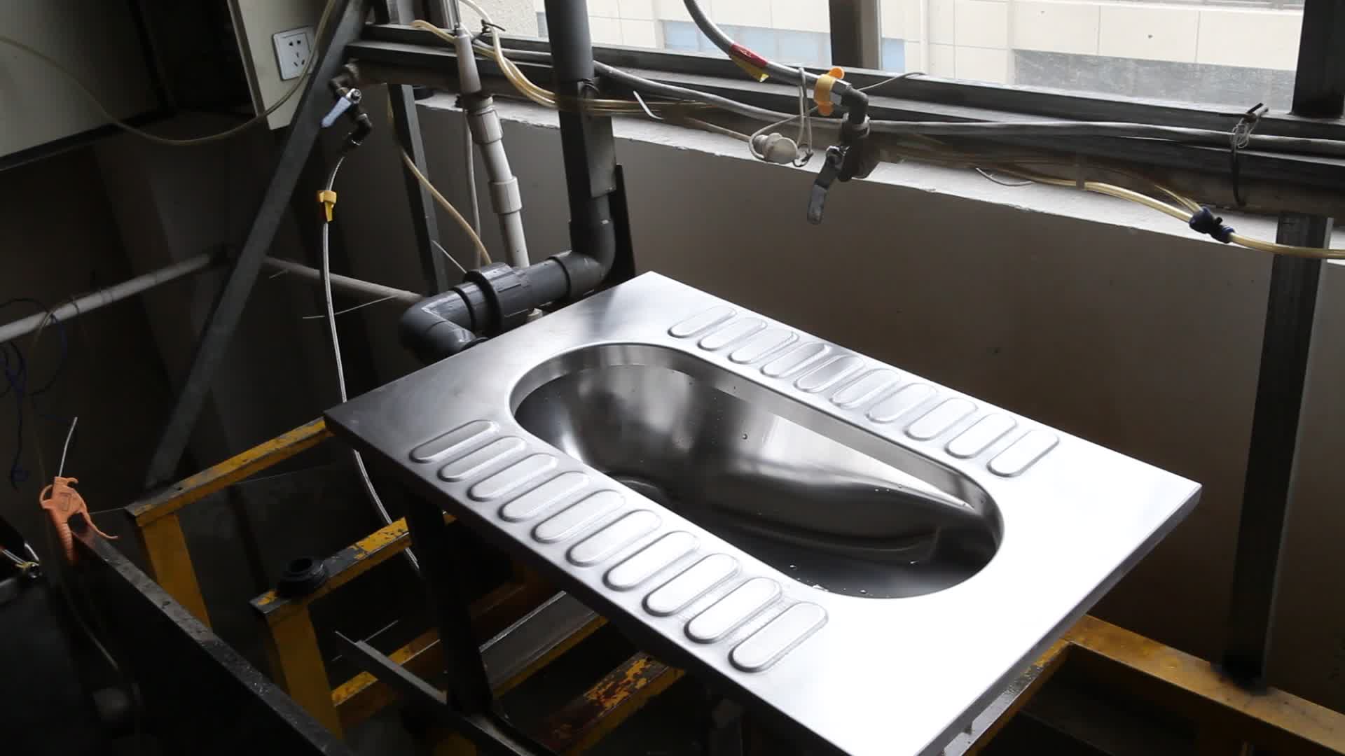 Standard Size Stainless Steel Toilet Strap Toilet Urinal Squatting Pan