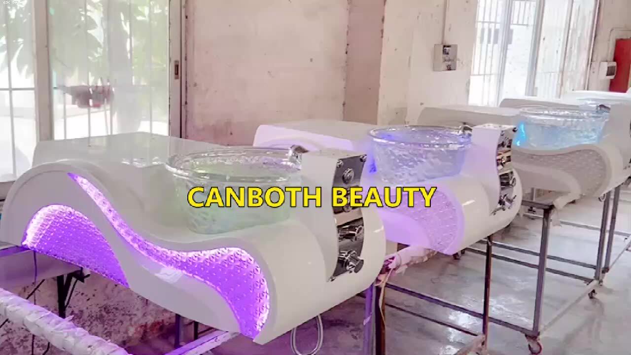 Luxury Nail Salon Spa Pedicure Chair Massage Chair For Sale Cbp828b