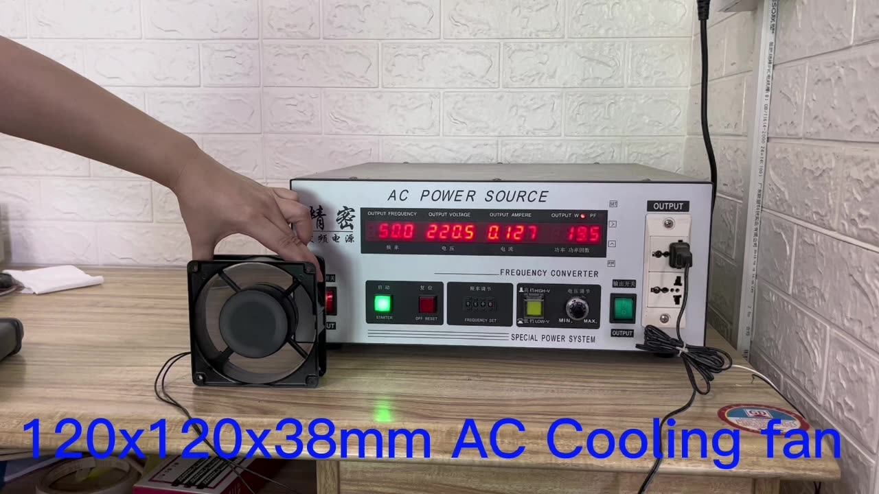 Sunon Dp200a2123xbtgn 120x120x38mm 220v 240vac Metal Industrial Ac