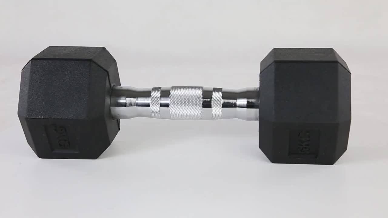 Gym Equipment Weight Lifting Hex Rubber Dumbbells For Sale Buy Rubber
