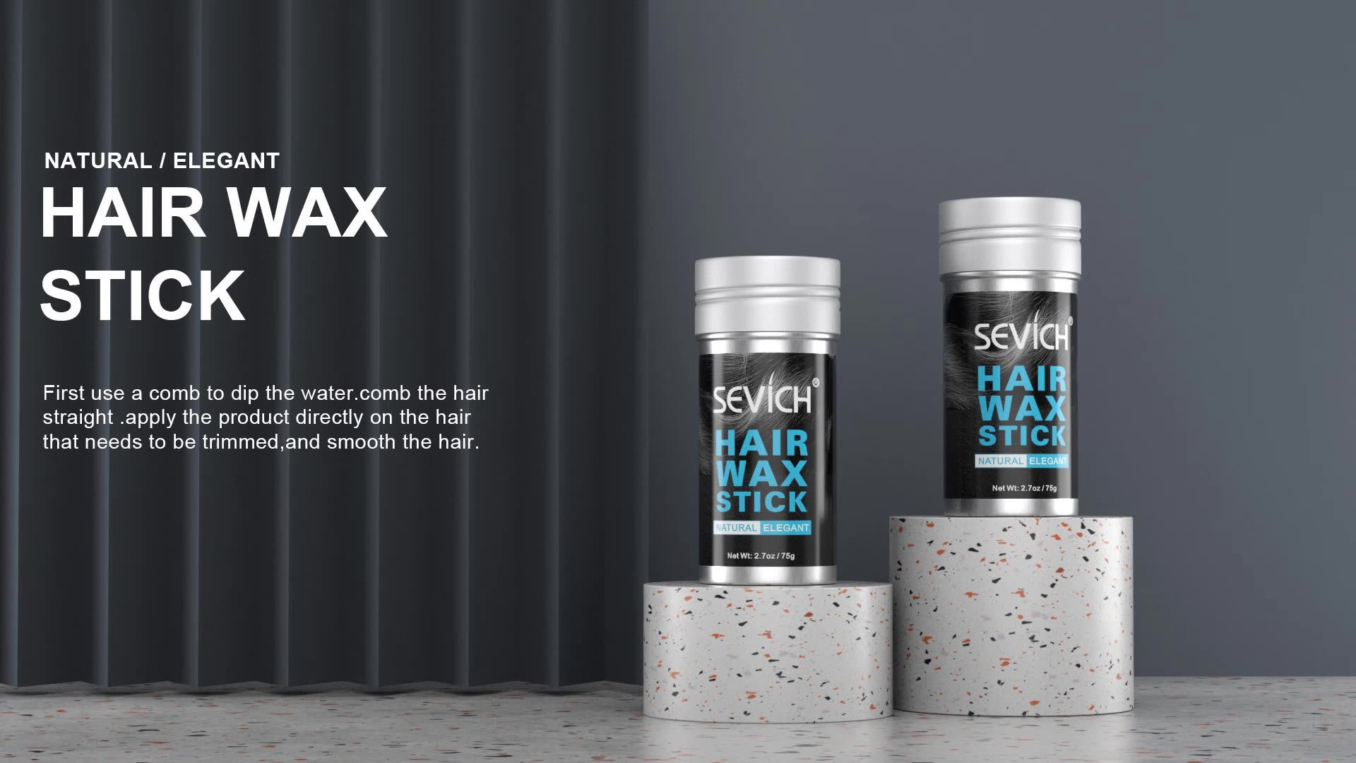 Fashion Hair Styling Wax No Sticker Hair Wax Stick Private Label Strong