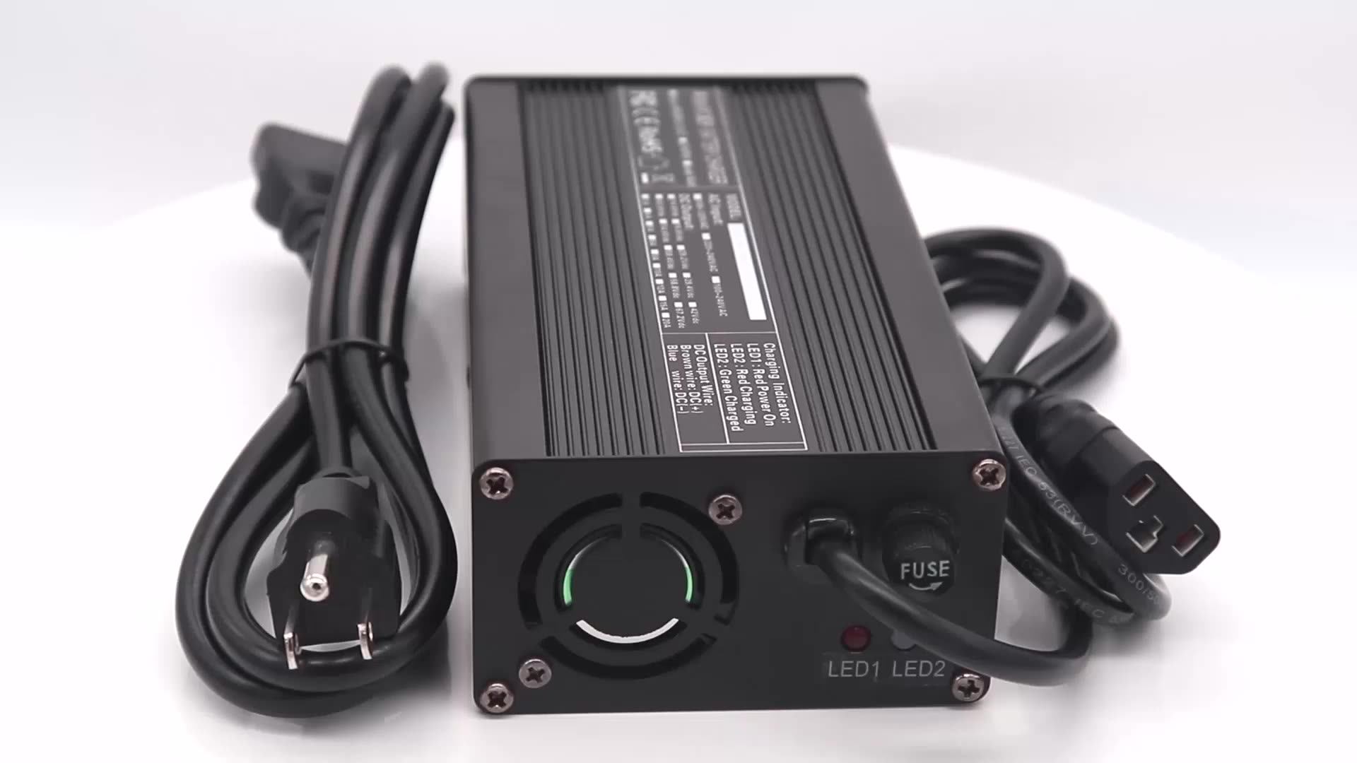 Lithium Ebike Battery 48v Charger 12.6v 5a For Electric Scooter Battery