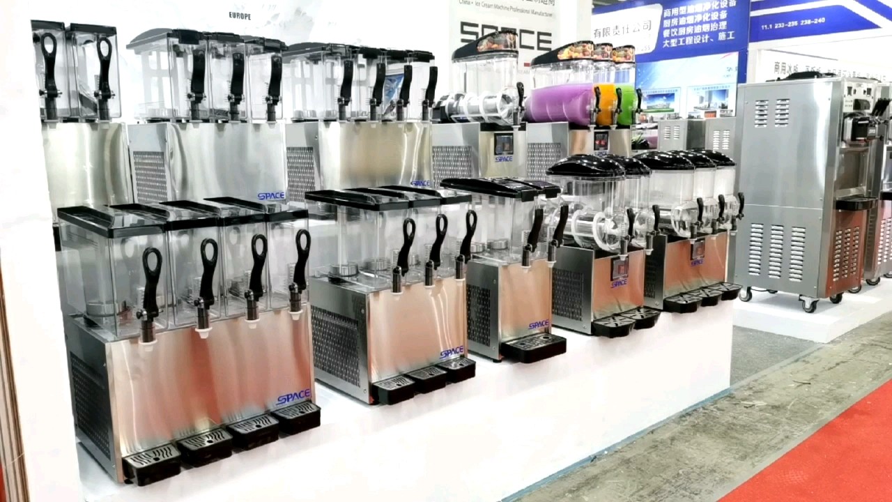 4 Tanks Cooling and Mixing Beverage Juice Dispenser Machine YSJ12*4