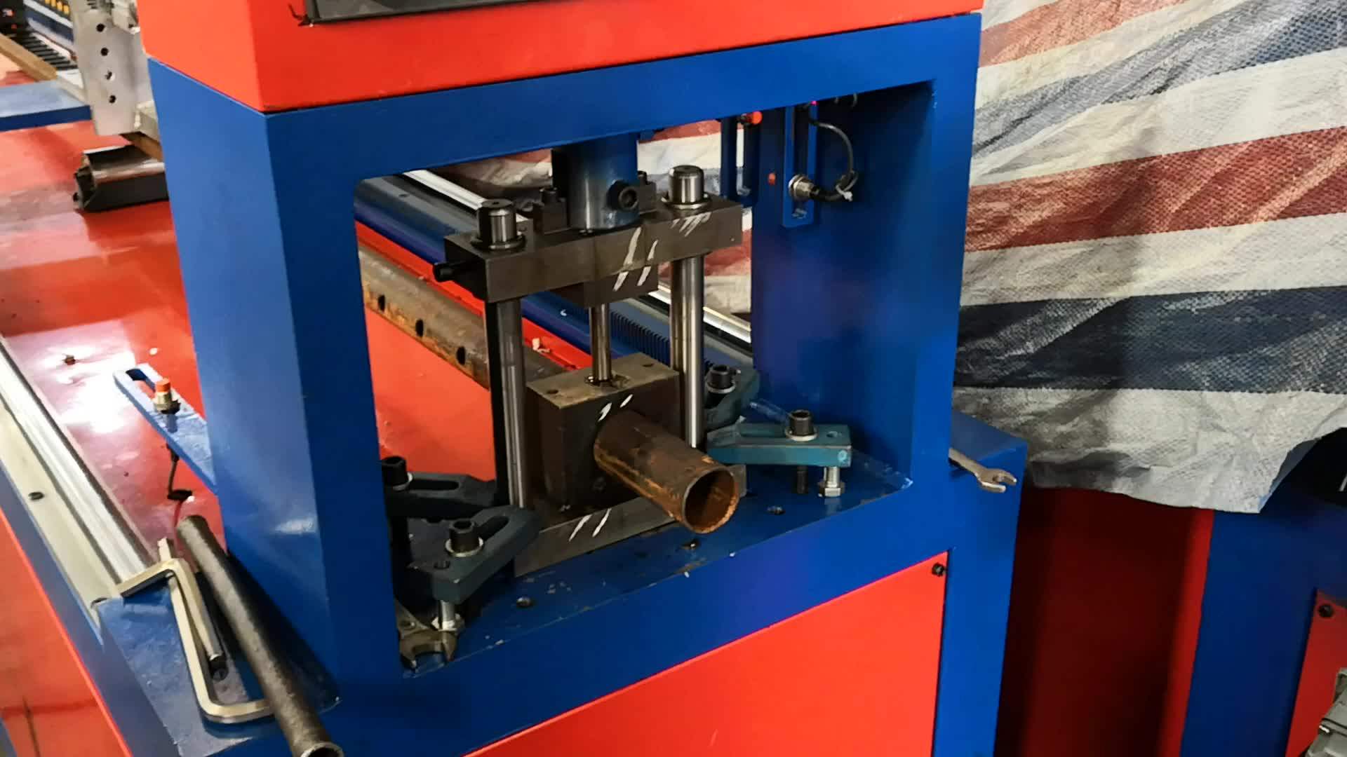Large Automatic Punching Hole Machine Industrial Pipe Punching Machines