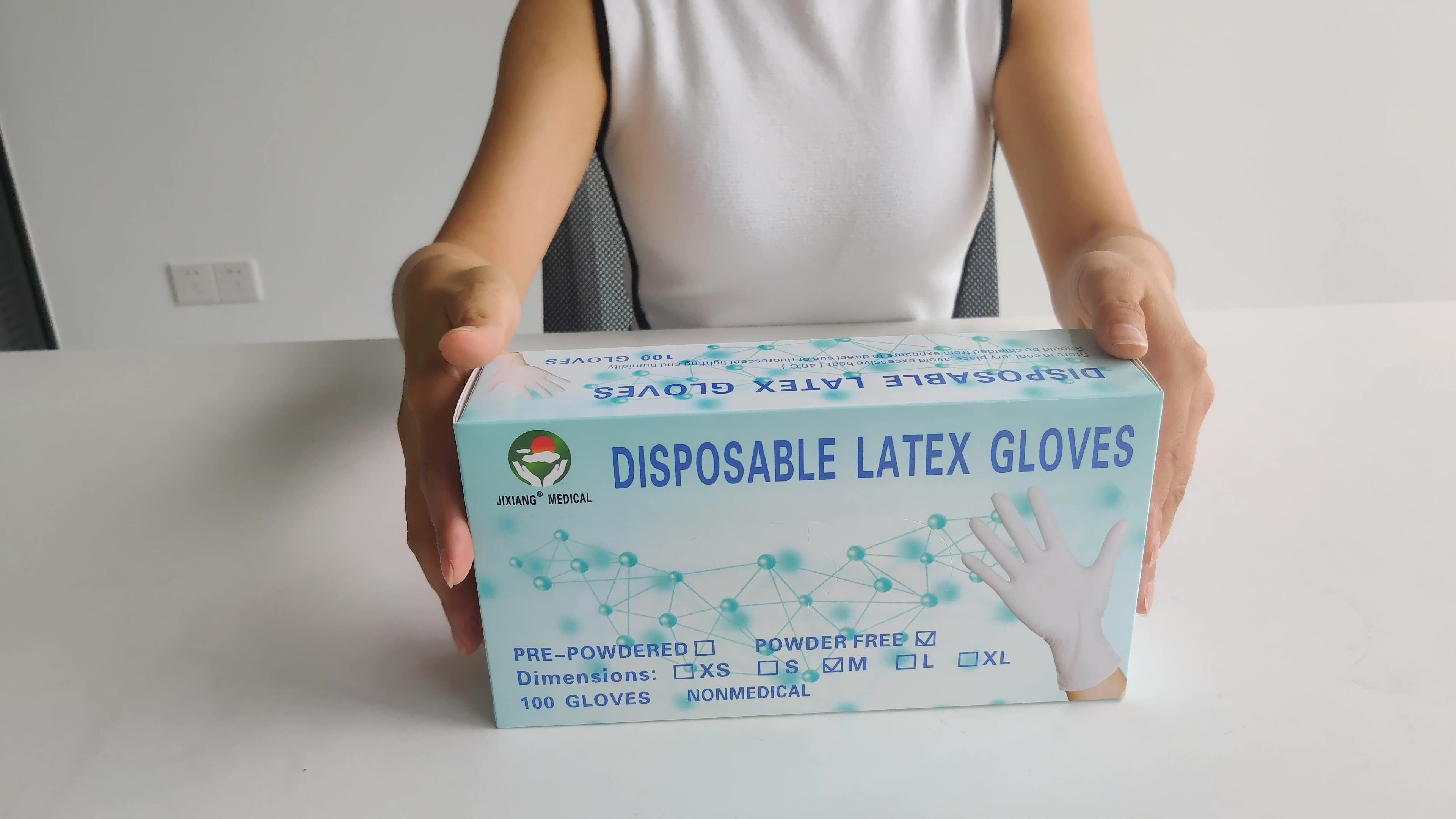 Jixiang Malaysia Wholesale Glove 510k Anti Static White 100 Pcs/box
