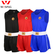 Jiuzhishan sanda suit Training match suit Adult children men and women fighting Muay Thai breathable vest shorts suit