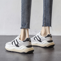 Nicole veve2022 spring new thick bottom old daddy shoes women lace non-slip sports casual shoes Dissolves shoes