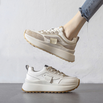 Nicole Veve Thick Bottom Old Daddy Shoes Womens Wave 2022 Spring New 100 Hitch Sneakers Small Crowdacan Shoes