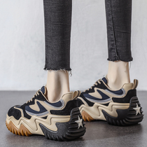 Nicole Veve Genuine Leather Old Daddy Shoes Women Ins Tide Winter Nets Red Overfire Explicit Feet Small Sports Casual Shoes