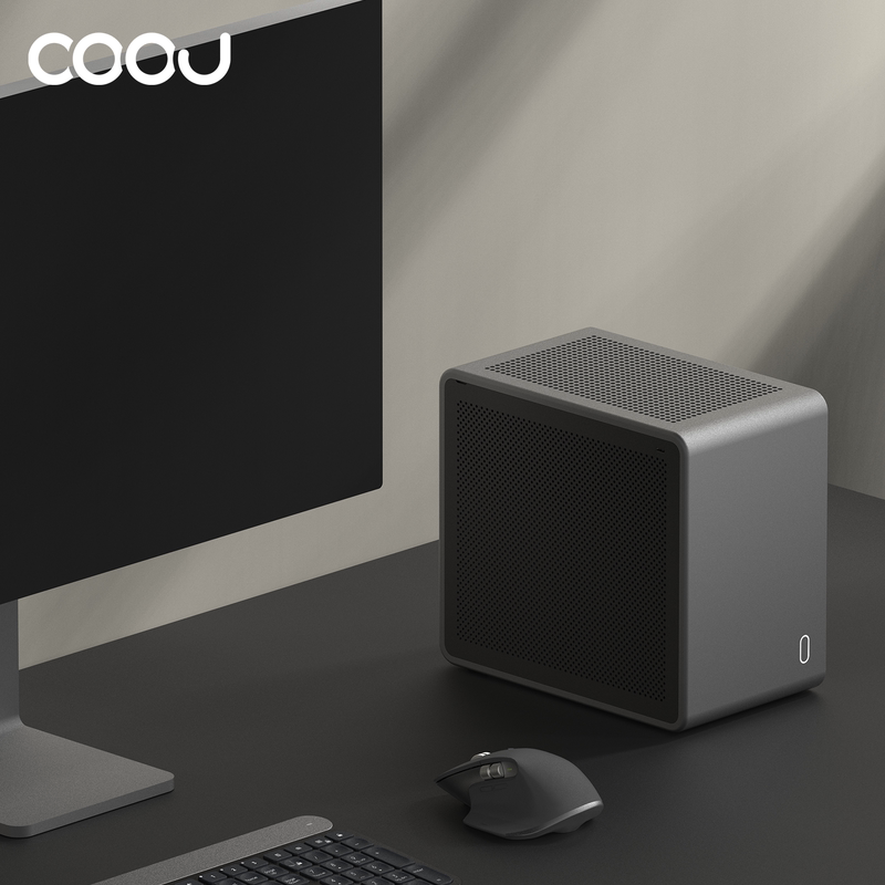 Cooj Sparrow Mq6 All-Aluminum One-Piece Itx Small Case Desktop Mini Desktop A4