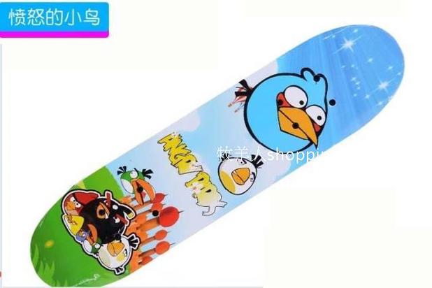 Phim hoạt hình hai mặt trẻ em trượt ván bốn bánh chuyên nghiệp dành cho người mới bắt đầu trượt ván đẹp cừu, ô tô, v.v. - Trượt băng / Trượt / Thể thao mạo hiểm giày heelys 4 bánh