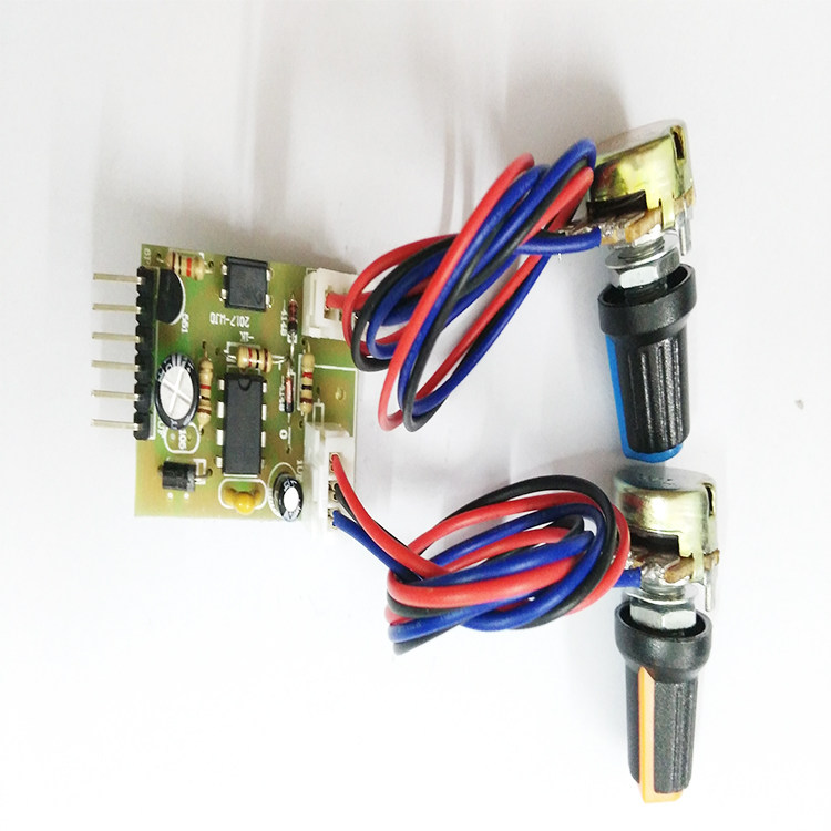 Single-silicon post-stage modification 555 flash frequency mixing drive small board duty cycle adjustable frequency generator Wanda