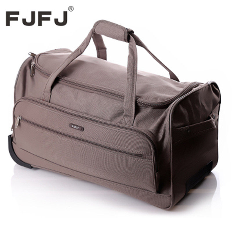 Promotional Lightweight Portable Travel Trolley Bag for Women, Large Capacity Fashionable Backpack for Men, Waterproof Storage Luggage Bag, Foldable