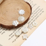 Кремовый чехол для телефона, набор материалов ручной работы, барсетка, аксессуар для волос с аксессуарами, в цветочек, розы, DIY